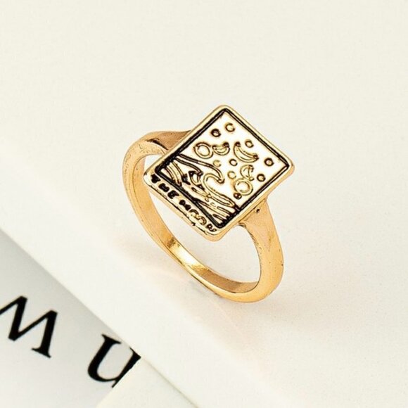 The Wild Clover Jewelry - GOLD WAVE RING